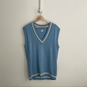 Aritzia Sunday Best blue knit sweater vest